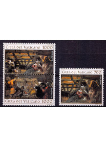 1994 Vaticano Natale 3 Valori Sassone 996-8
